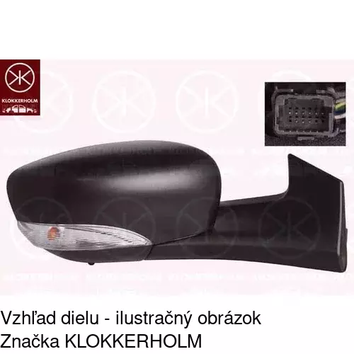 Vonkajšie zrkadlo 60B1525M /POLCAR/ - obr. 2
