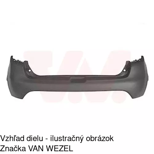 Zadný nárazník 60B196 /POLCAR/ - obr. 1