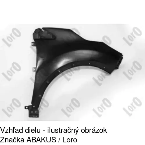 Predný blatník 60L102 /POLCAR/ - obr. 1