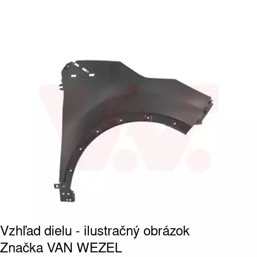 Predný blatník 60L102 /POLCAR/ - obr. 2