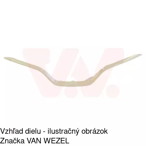 Lišta masky POLCAR 60L105-2
