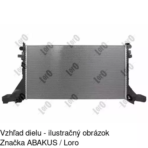 Chladiče vody 60N1083X /POLCAR/ - obr. 2