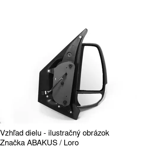 Vonkajšie zrkadlo 60N1524M /POLCAR/ - obr. 2