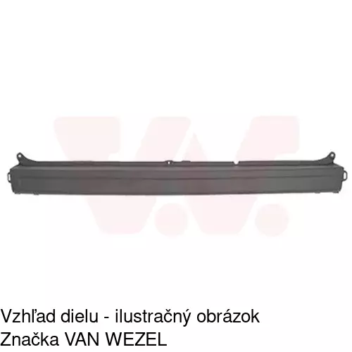 Zadný nárazník 60N196 /POLCAR/ - obr. 1
