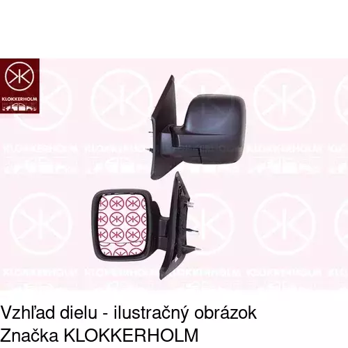 Vonkajšie zrkadlo 60N2511M /POLCAR/ - obr. 5