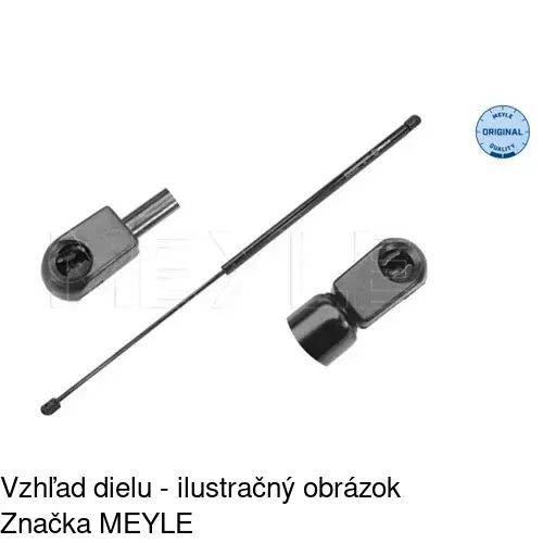 Plynová pružina 6523AS /POLCAR/ - obr. 5