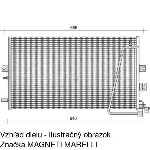 Chladiče klimatizácie 6523K8C1 /POLCAR/