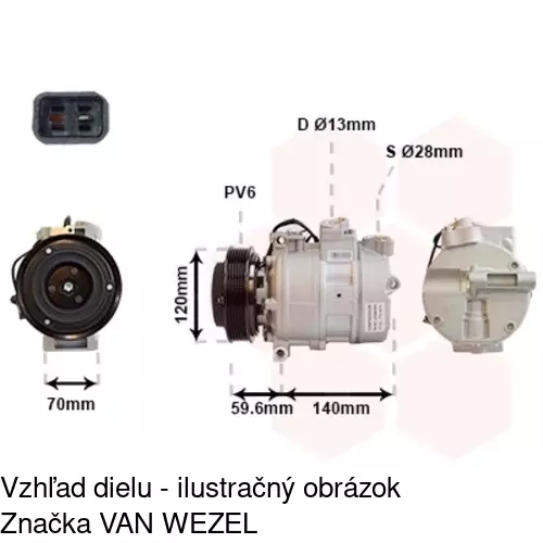 Kompresor AC 6523KS-1 /POLCAR/ - obr. 3
