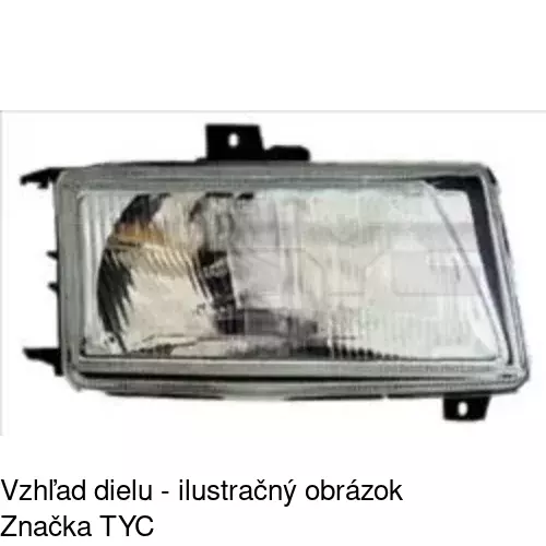Hlavný reflektor POLCAR 671309-E