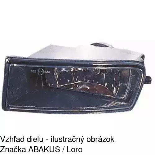 Hmlové svetlo - predné 671430-E /POLCAR/ - obr. 3