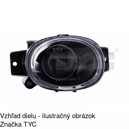 Hmlové svetlo - predné POLCAR 6722300E