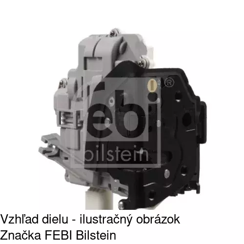 Vnútorná zámka dverí POLCAR 6726ZC-4