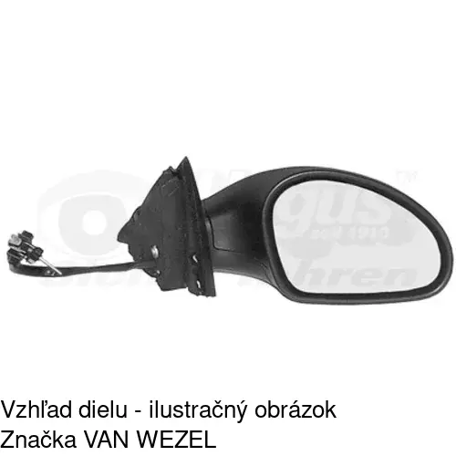 Vonkajšie zrkadlo 6730521E /POLCAR/ - obr. 1