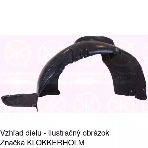 Podblatník (plast) POLCAR 6730FL1Q
