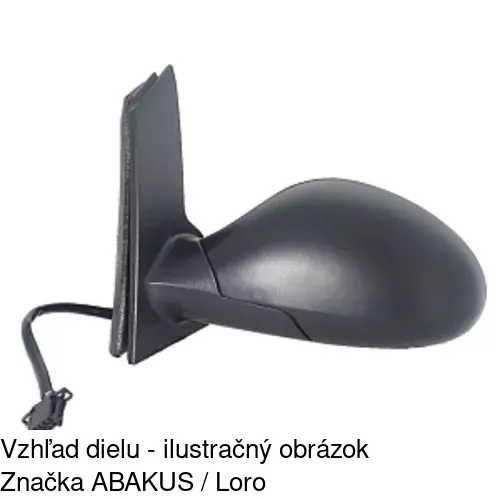 Vonkajšie zrkadlo 6755526E /POLCAR/ - obr. 1