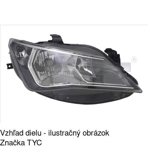 Hlavný reflektor POLCAR 67B1101E