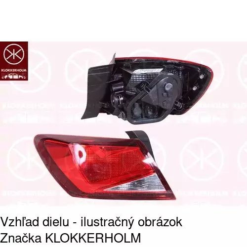 Zadné svetlo POLCAR 67C187-V