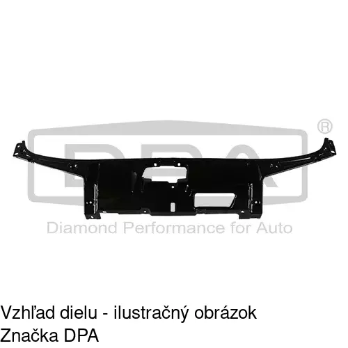 Horný nosník predného čela 691304 /POLCAR/ - obr. 1