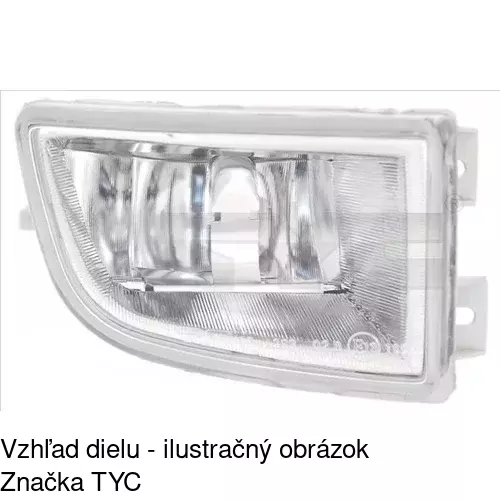 Hmlové svetlo - predné 6913290E /POLCAR/ - obr. 2