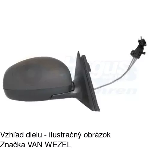 Rám vonkajšieho zrkadla 691555TM /POLCAR/ - obr. 4
