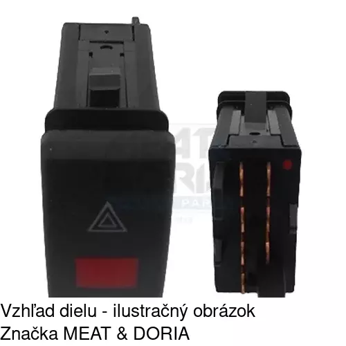 Spínač núdzových svetiel 6920P-31 /POLCAR/ - obr. 3