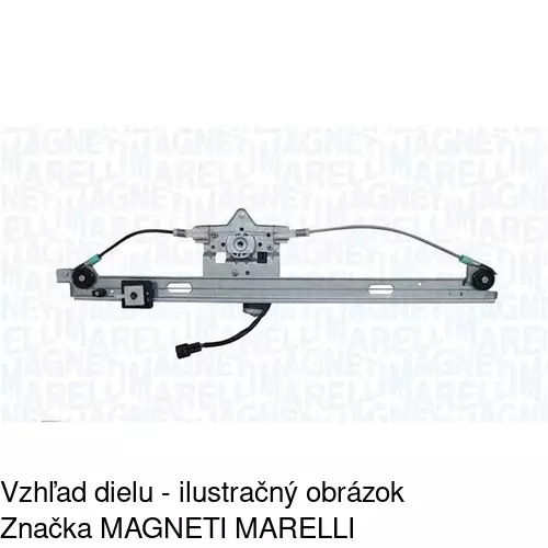 Mechanizmus sťahovania okna elektrický bez motora 6921PSG2A /POLCAR/ - obr. 4