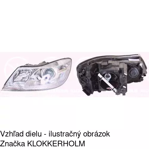 Hlavný reflektor 692310-E /POLCAR/ - obr. 1
