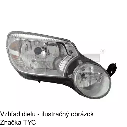 Hlavný reflektor POLCAR 693510-E