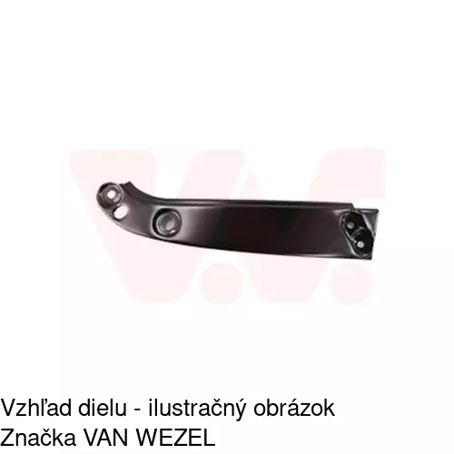 Držiak predného pásu 69A1046X /POLCAR/ - obr. 1