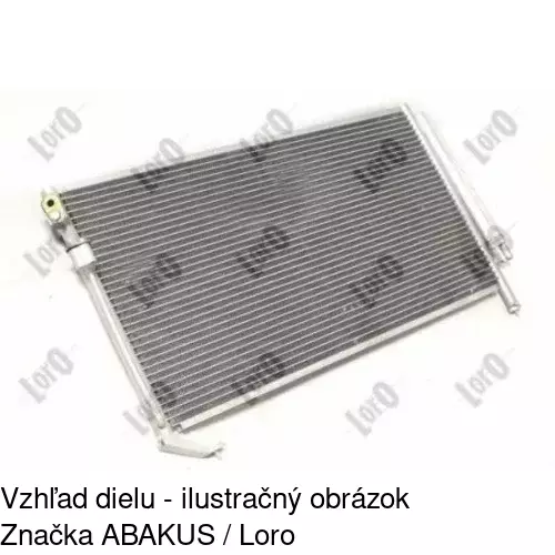 Chladiče klimatizácie 7241K8C2 /POLCAR/ - obr. 1