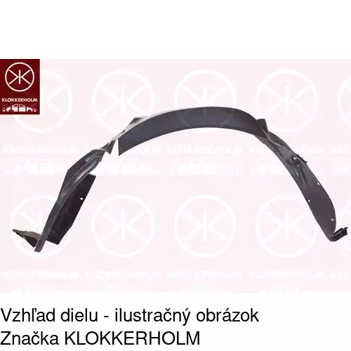 Podblatník (plast) POLCAR 7406FP1T