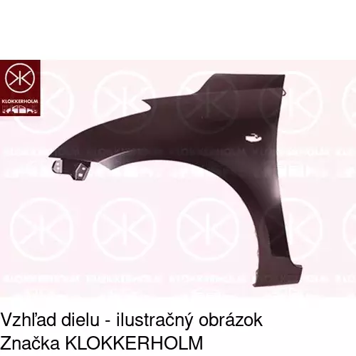 Predný blatník POLCAR 741501