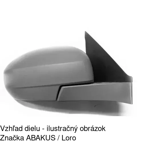 Vonkajšie zrkadlo 7415524M /POLCAR/ - obr. 1