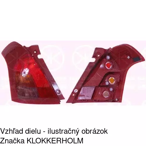 Zadné svetlo 7423873E /POLCAR/ - obr. 1