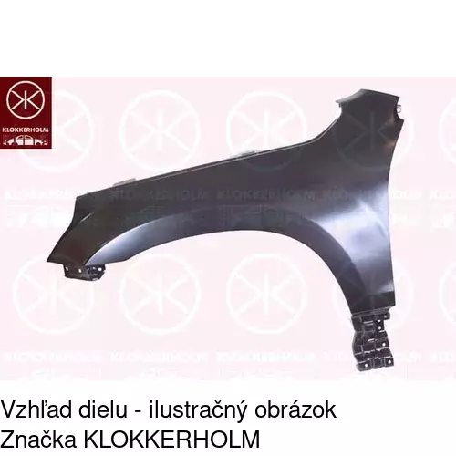 Predný blatník POLCAR 742601