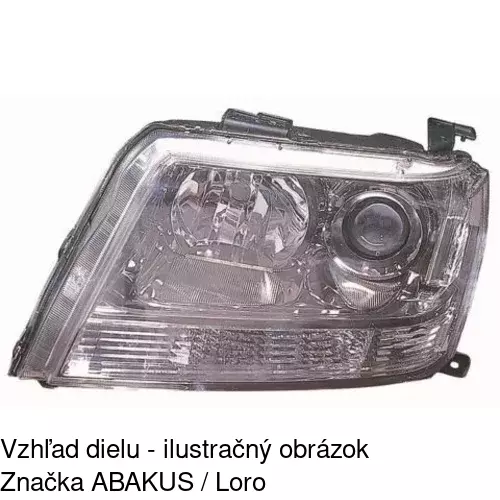 Hlavný reflektor 7426091E /POLCAR/ - obr. 3