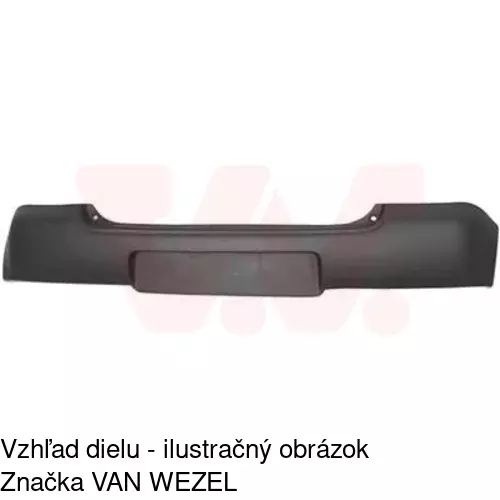 Zadný nárazník POLCAR 810396