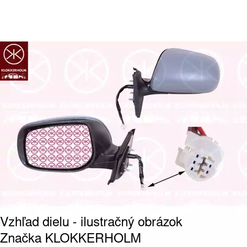 Vonkajšie zrkadlo 8105513E /POLCAR/ - obr. 1