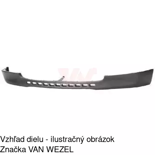 Spojler predného nárazníka POLCAR 811207-5