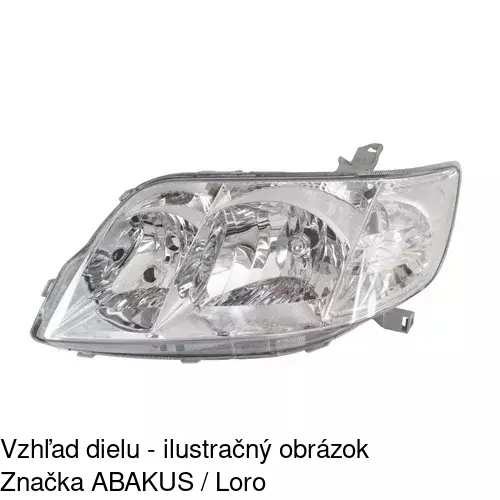 Hlavný reflektor 8115092E /POLCAR/ - obr. 1