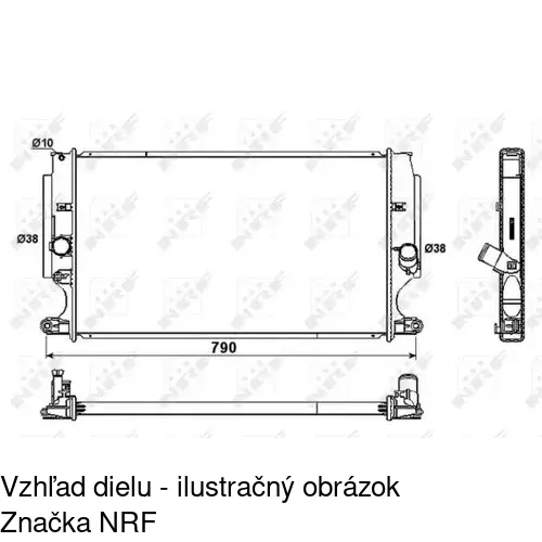 Chladiče vody POLCAR 8116084K