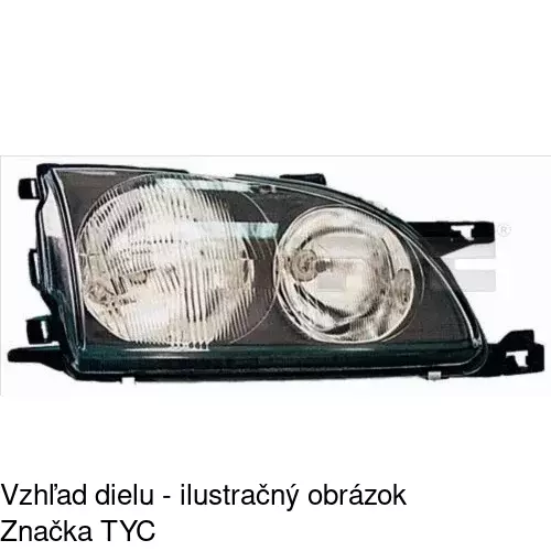 Hlavný reflektor POLCAR 812310-E