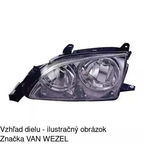 Hlavný reflektor 8124091E /POLCAR/ - obr. 5