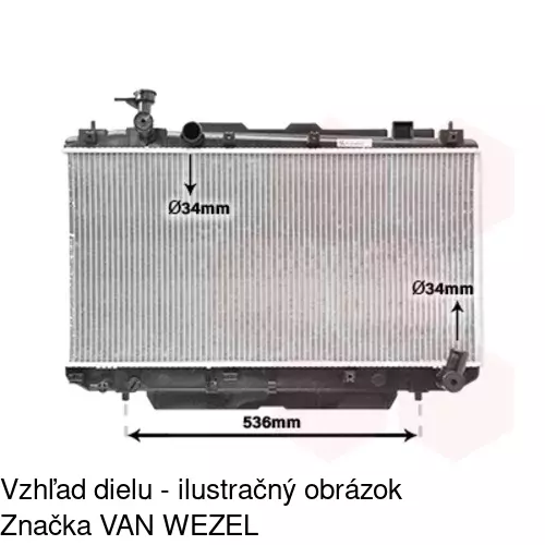 Chladiče vody 814608-5 /POLCAR/ - obr. 2