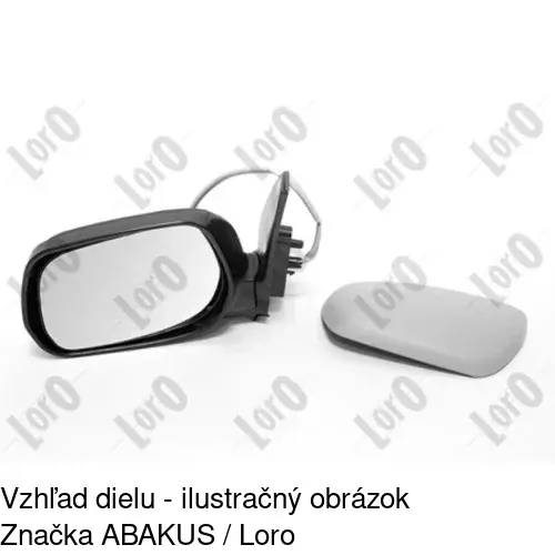 Vonkajšie zrkadlo 8146524M /POLCAR/ - obr. 5