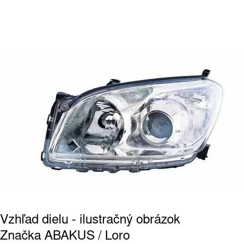 Hlavný reflektor 8149100E /POLCAR/ - obr. 2