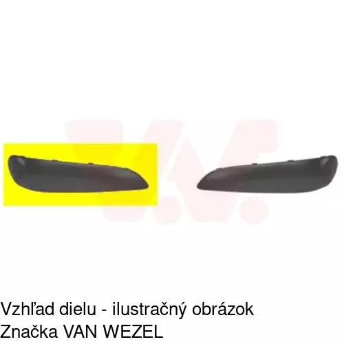 Lišta nárazníka POLCAR 815307-8