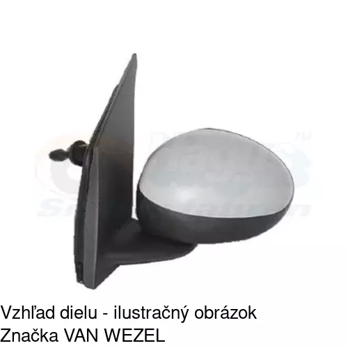 Vonkajšie zrkadlo 8153510M /POLCAR/ - obr. 4