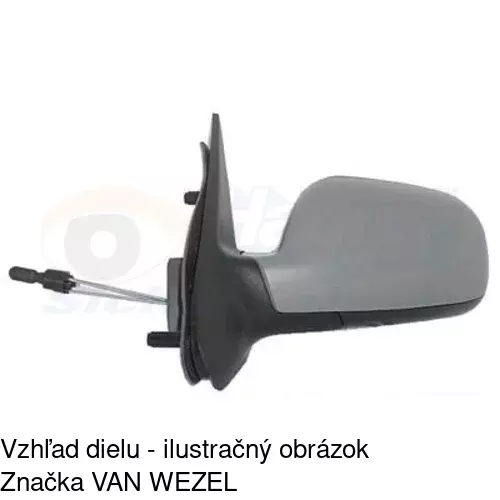 Rám vonkajšieho zrkadla 815355PM /POLCAR/ - obr. 3