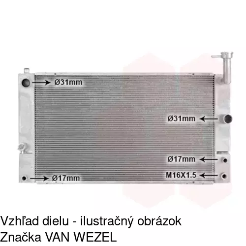 Chladiče vody 8162081K /POLCAR/ - obr. 1